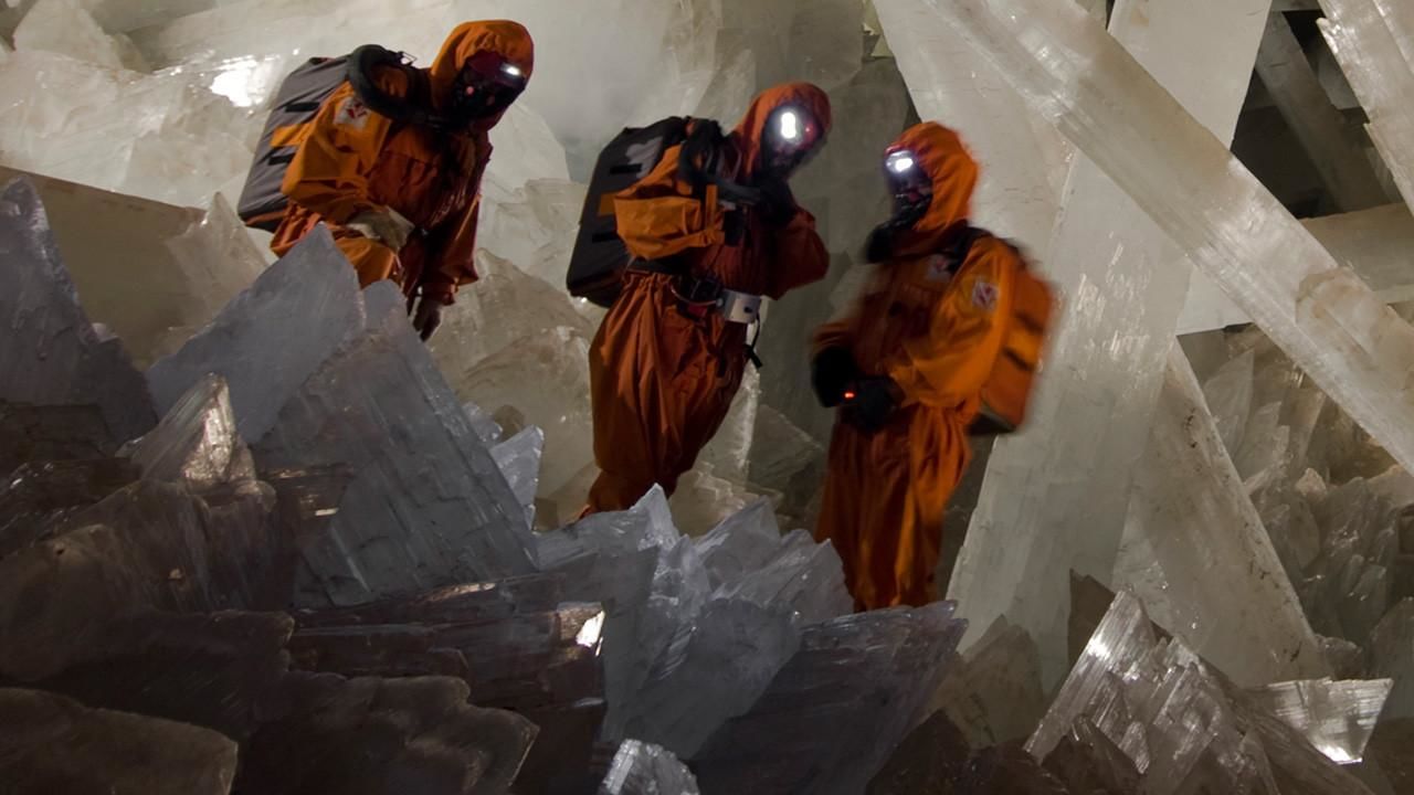 Пещера кристаллов в Мексике фото