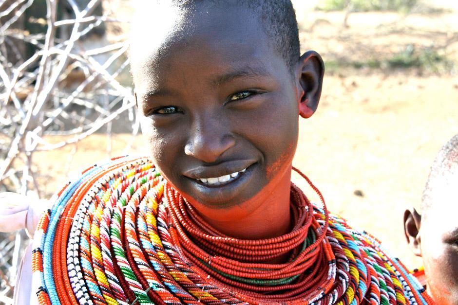 Kenya: Portrait of a young Maasai girl. This image is from Warrior Road Trip. [Photo of the day - May 2012]