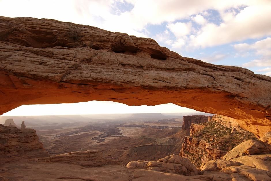 Mesa Arch, Canyonlands, Utah at dusk. This image is from Amazing Planet. [Photo of the day - May 2012]