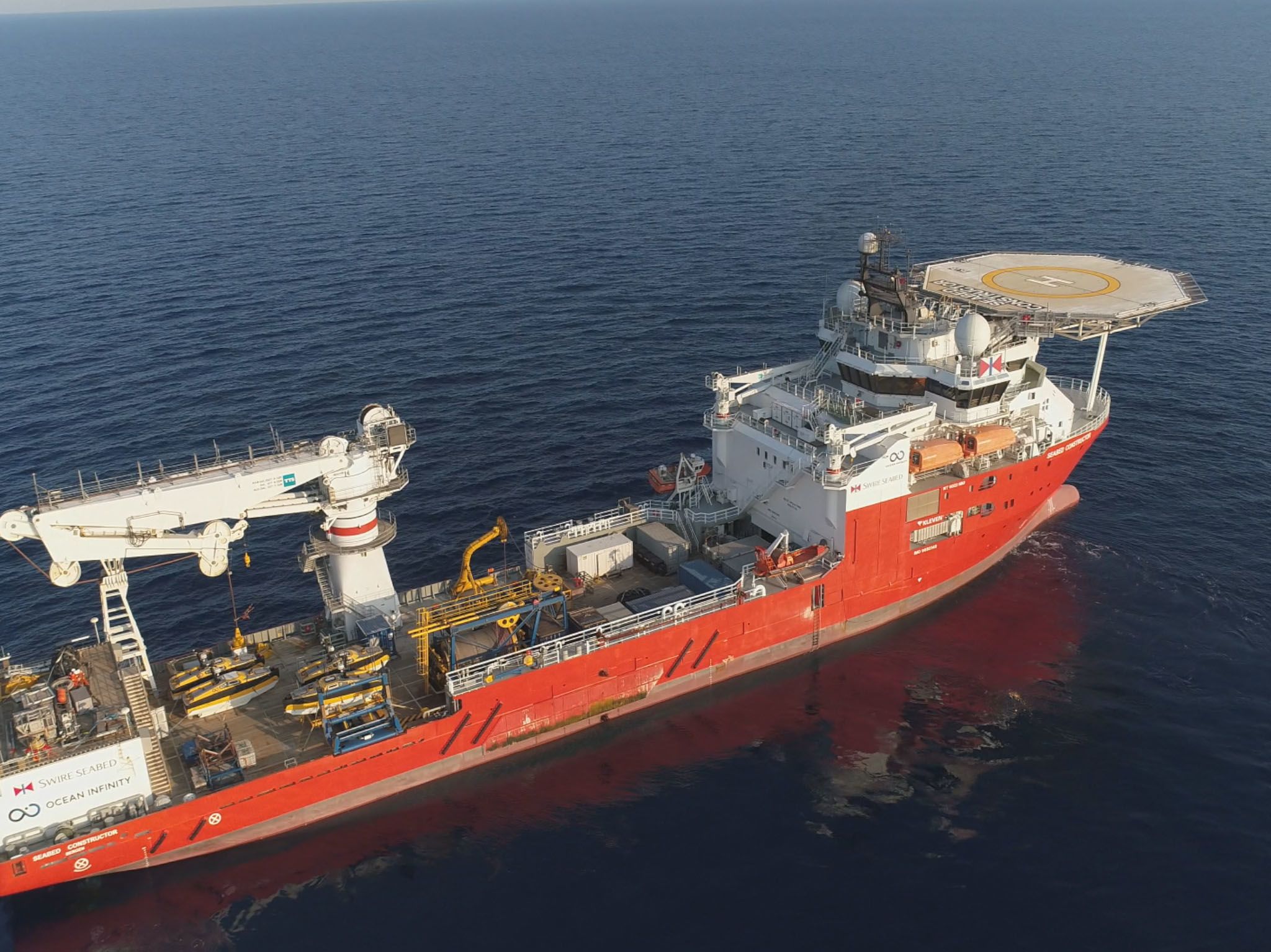 The new search for the Minerve in 2019 aboard Ocean Infinity's Seabed Constructor ship. This is... [Photo of the day - May 2021]