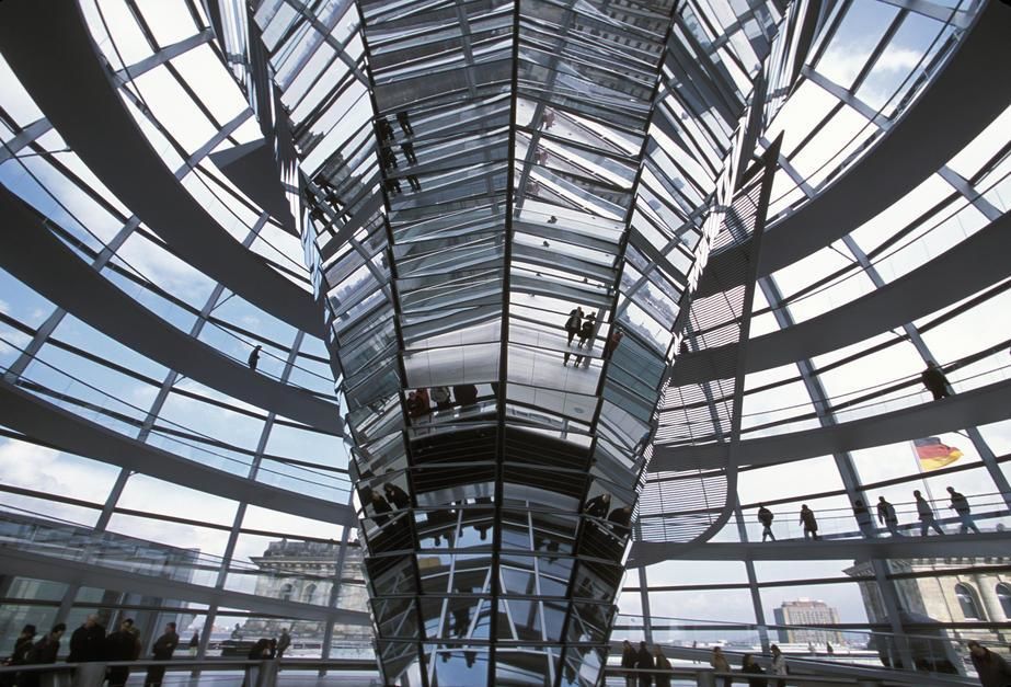 The modern interior addition of the history Reichstag Building, Berlin. Germany. [Photo of the day - September 2011]