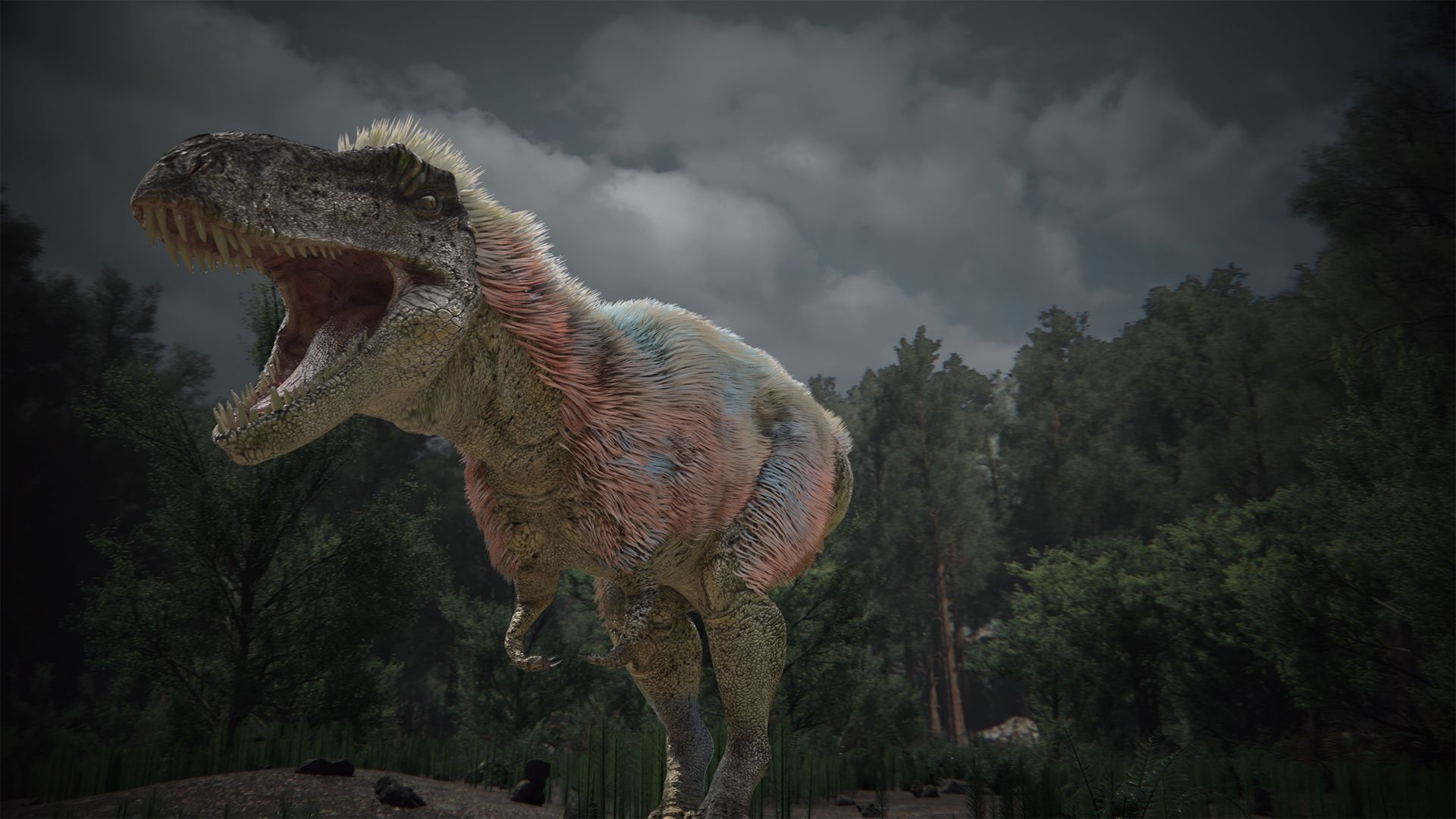 CGI of a tyrannosaur Nanuqsaurus Hoglundi, meaning polar bear lizard. This is from Hunting... [Photo of the day - January 2022]