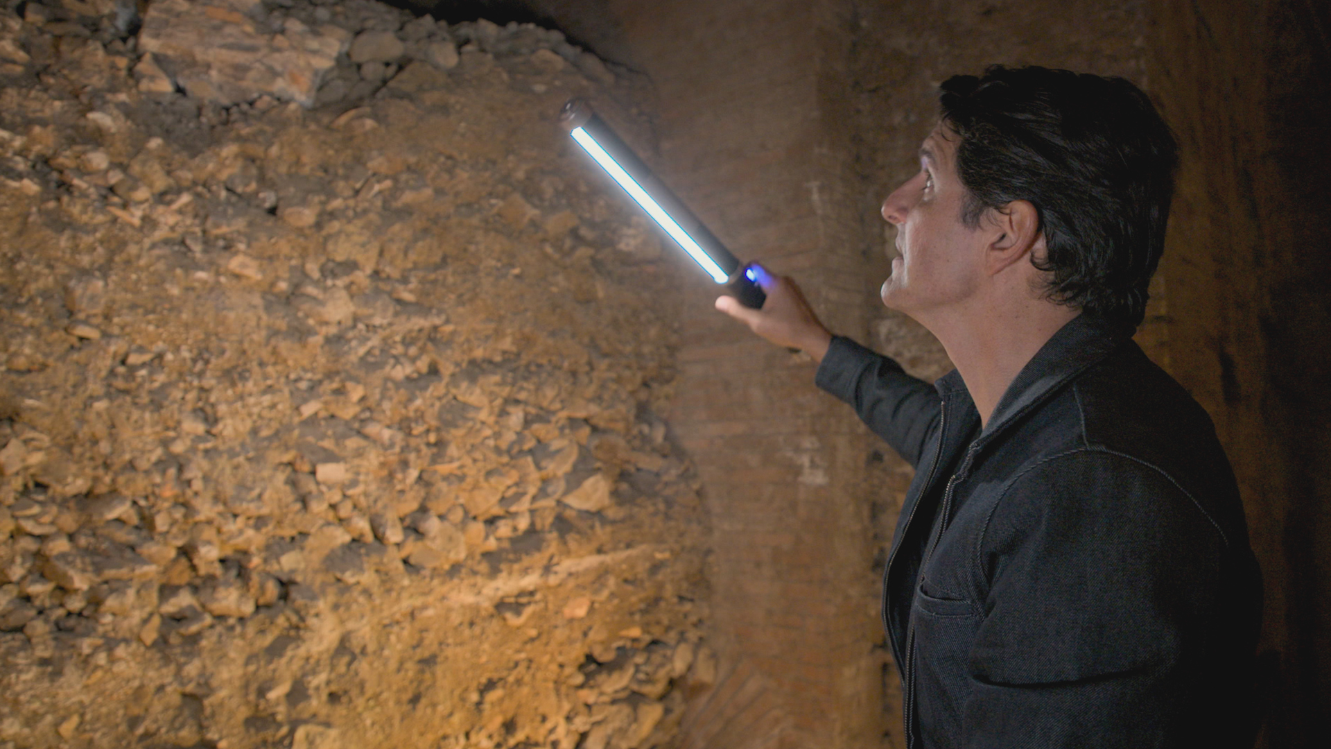 Archaeologist Darius Arya investigating the buried remains of Nero's Domus Aurea in Rome, Italy.... [Photo of the day - May 2022]