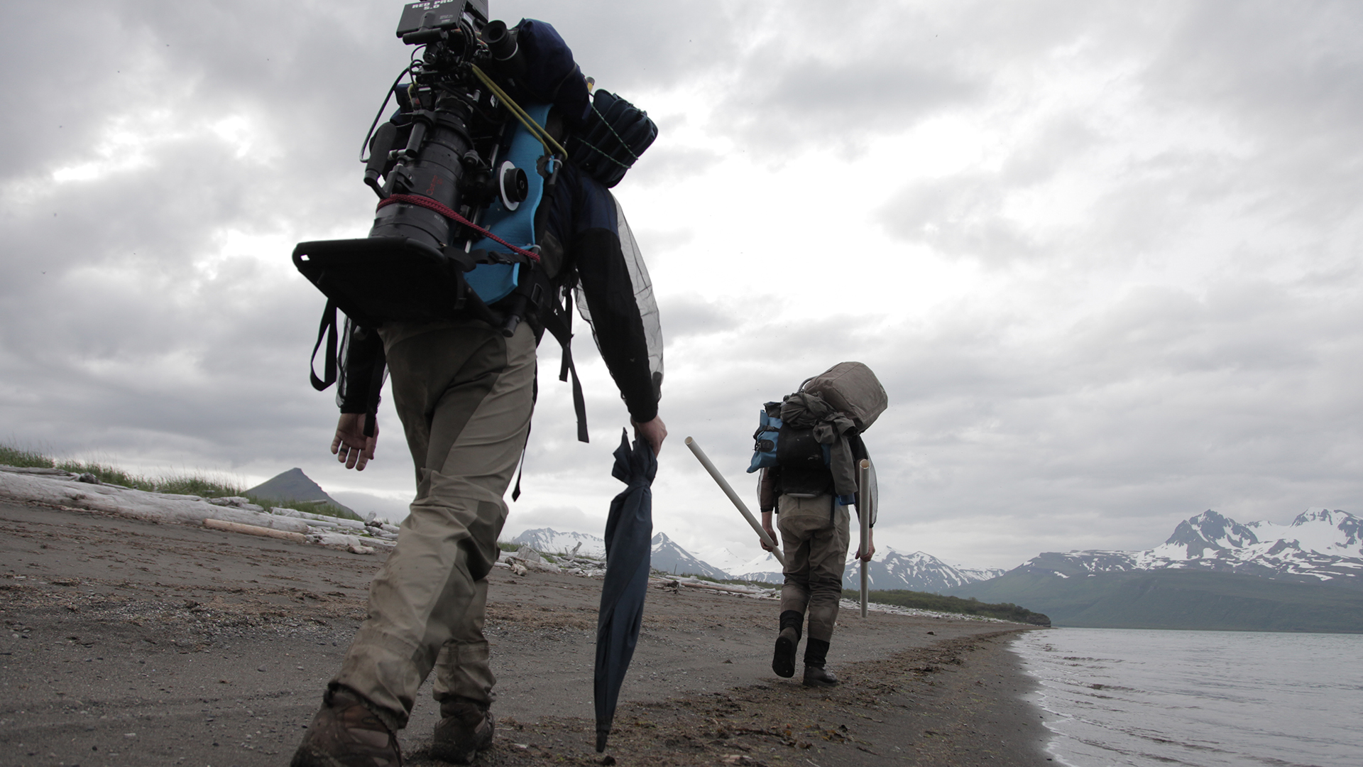 Katmai National Park, AK - Director of Photography Mark Emery and Assistant Camera David Coner... [Photo of the day - June 2022]
