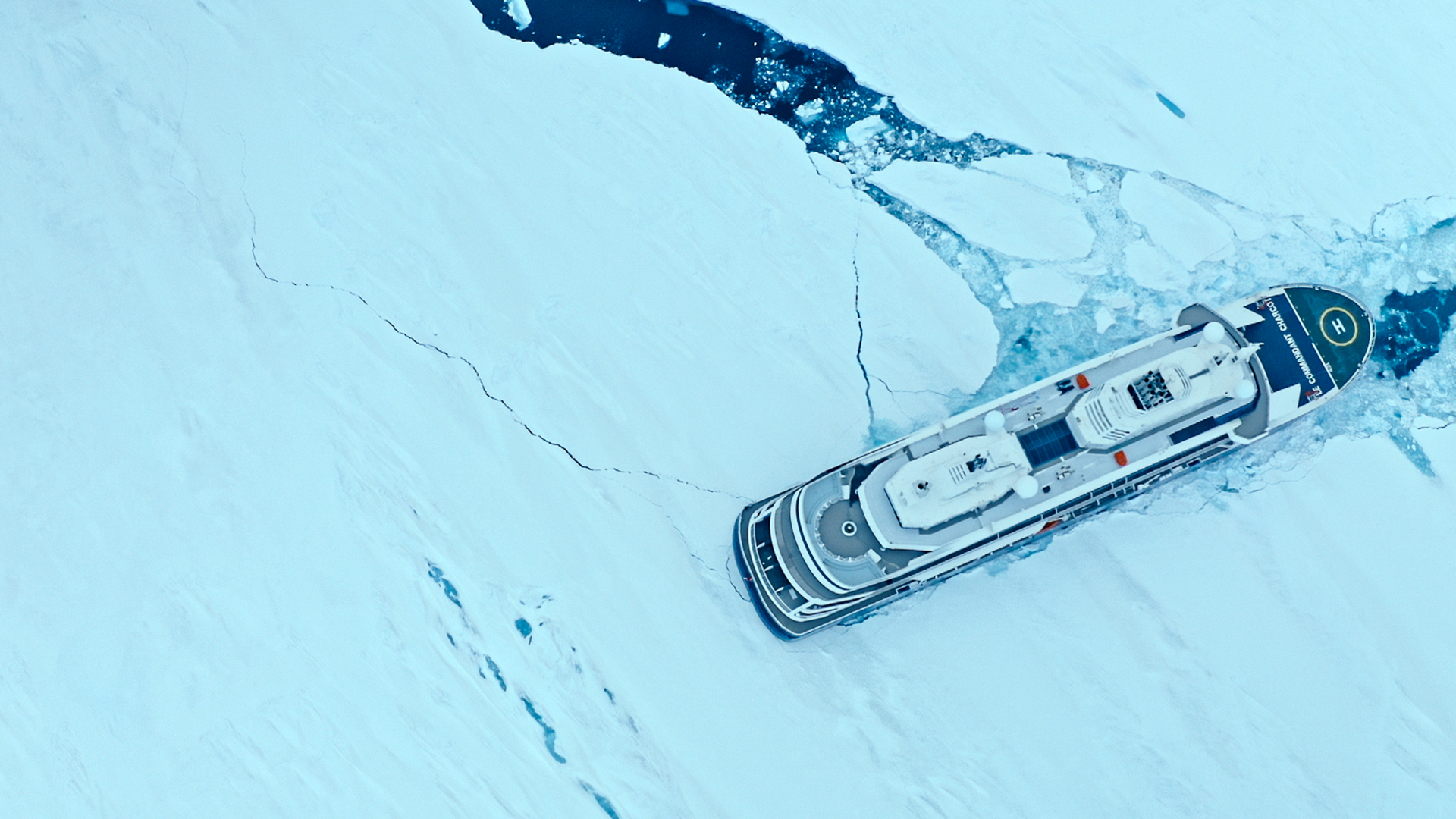 Commander Charcot in Antarctica. This is from Megastructures: Icebreaker [Photo of the day - June 2022]