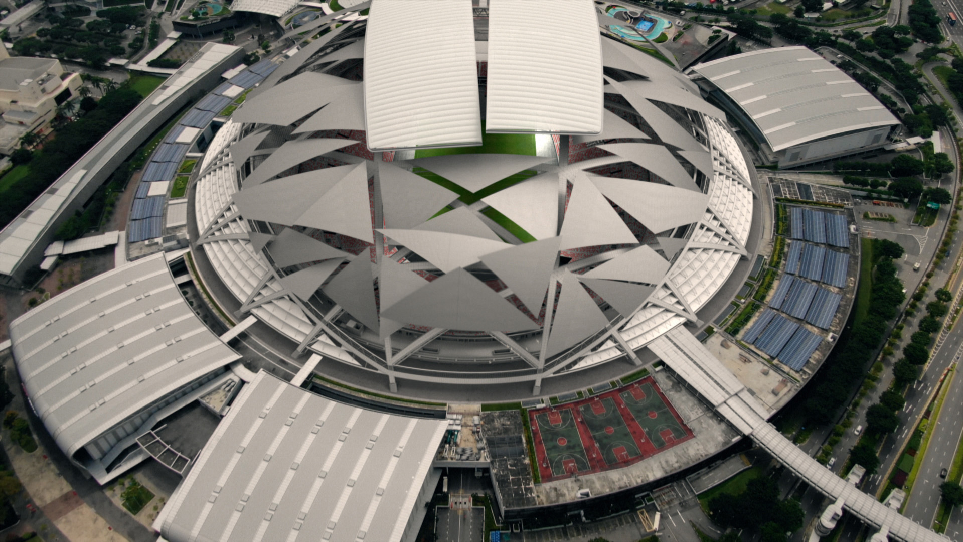 Singapore Stadium. This is from Superstructures: Engineering Marvels. [Photo of the day - أغسطس 2022]