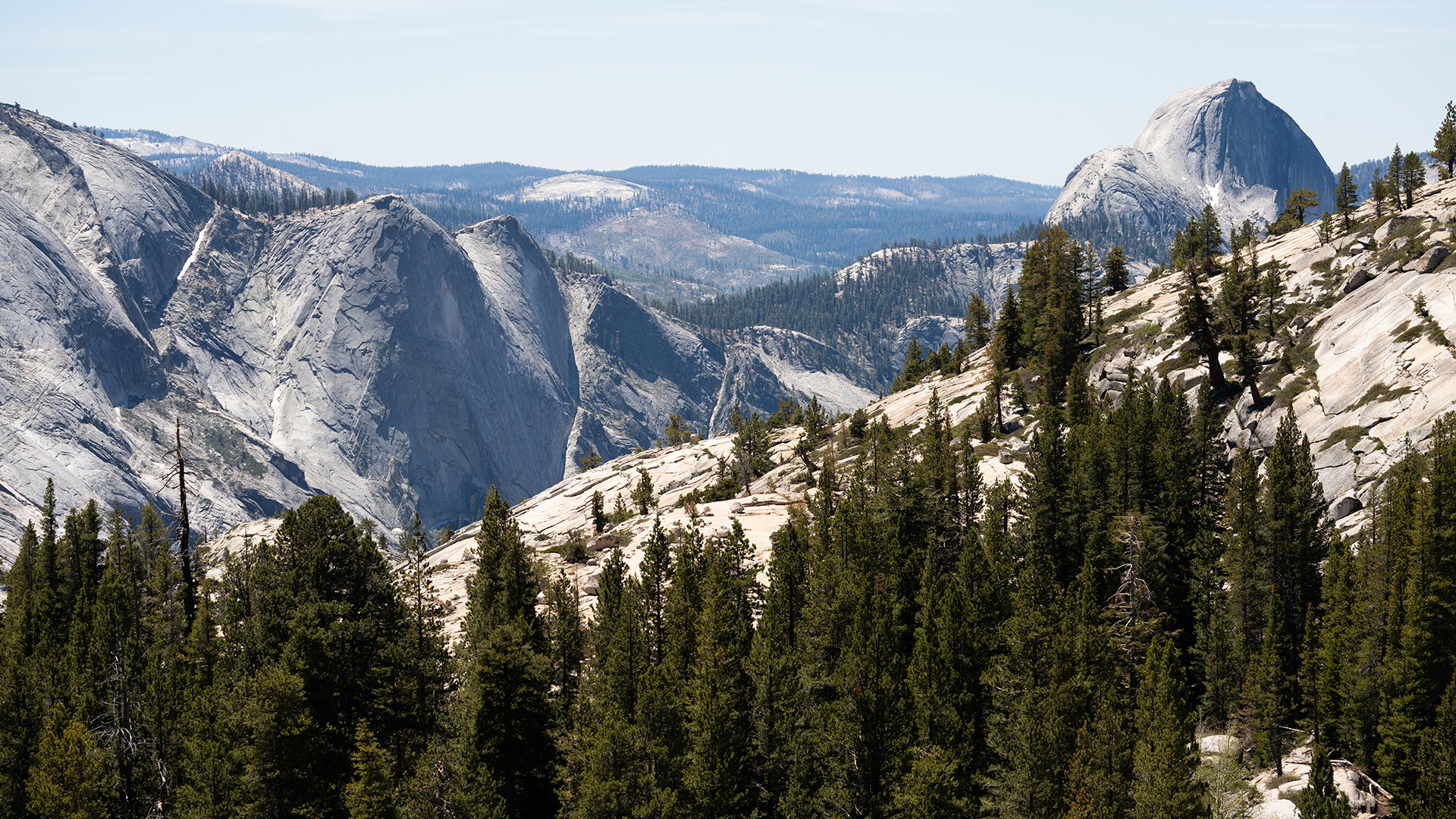 View of Half Dome taken from Olmstead Point. This is from America's National Parks. [Photo of the day - September 2022]