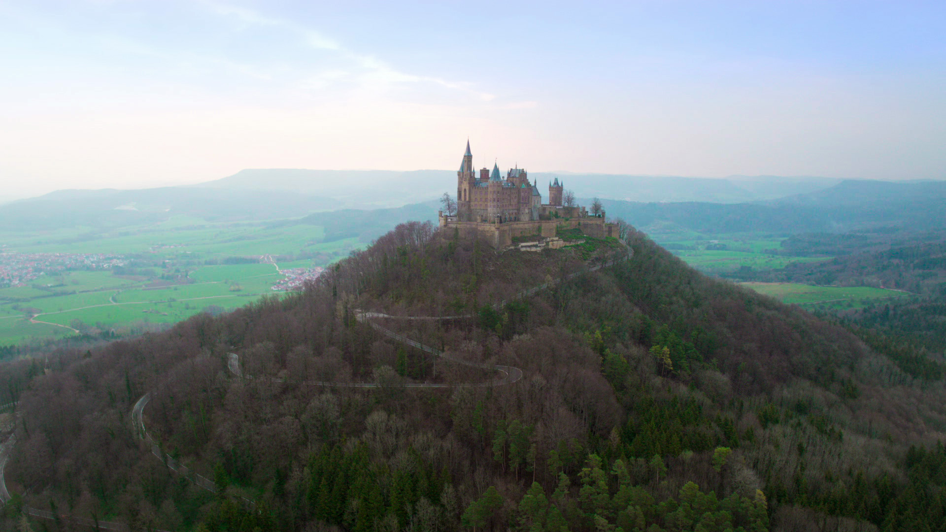 Hohenzollern Castle. This is from Europe from above. [Photo of the day - September 2022]