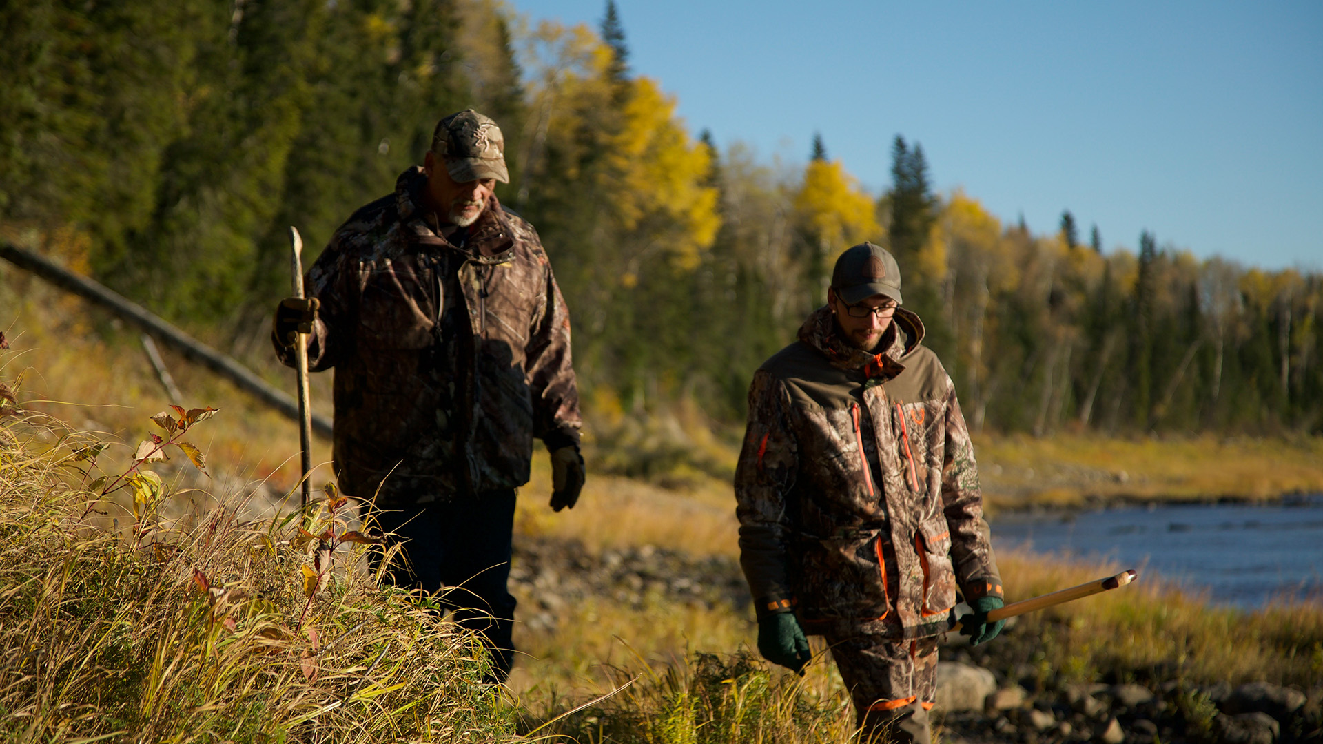 William and his son Ben Tozer are discussing where they want to begin hunting for moose.  This... [Photo of the day - March 2023]