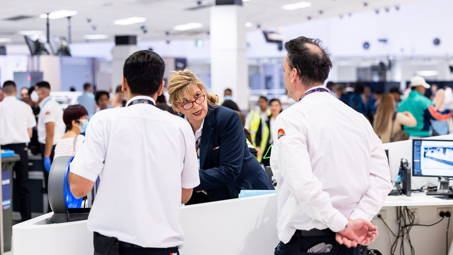 Duty Shift Supervisor, Sandra Maure, working at security screening in Sydney Airport.  This is... [Photo of the day - January 2024]
