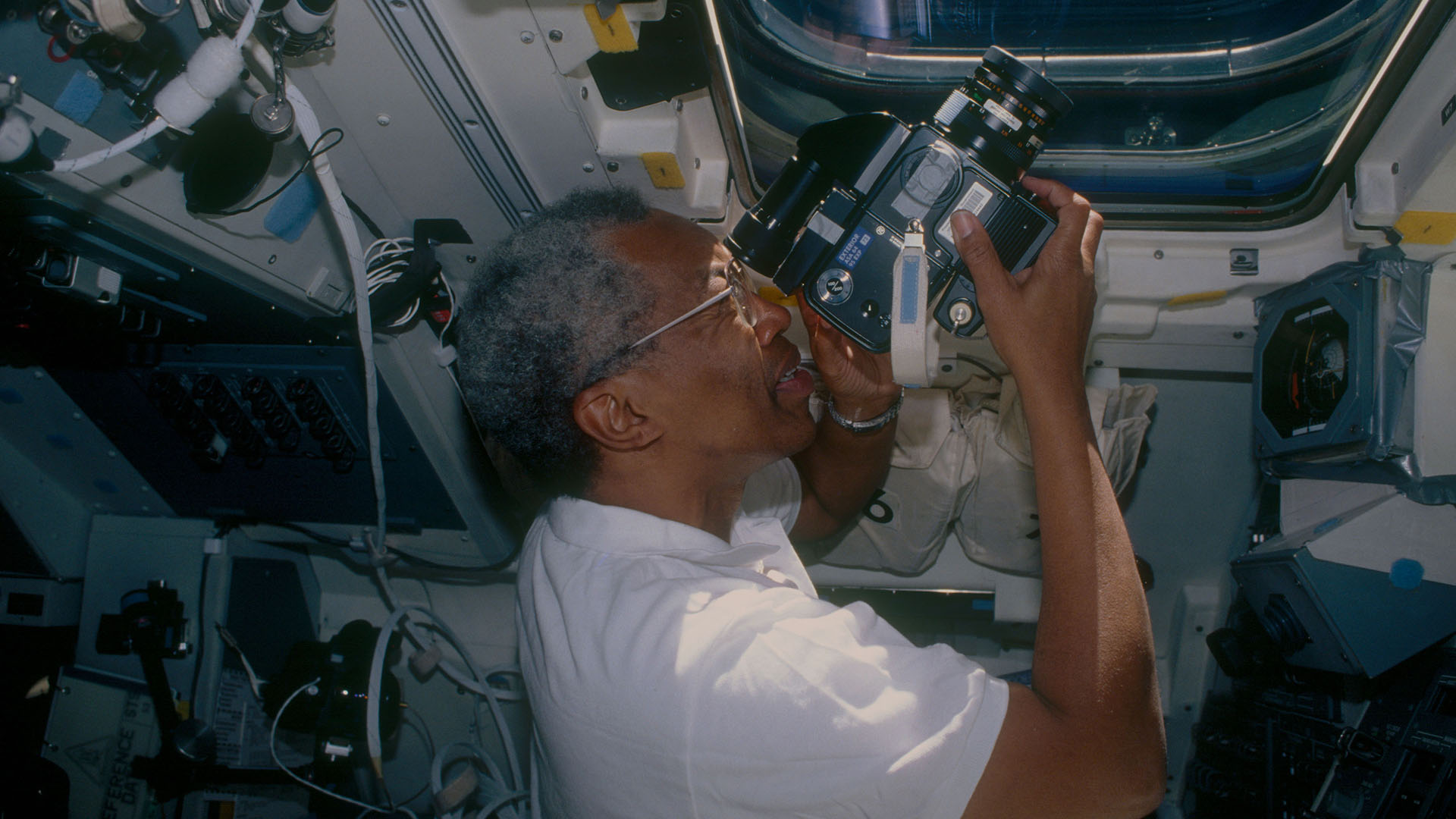 Guy Bluford on STS-53. This is from The Space Race. [Photo of the day - February 2024]