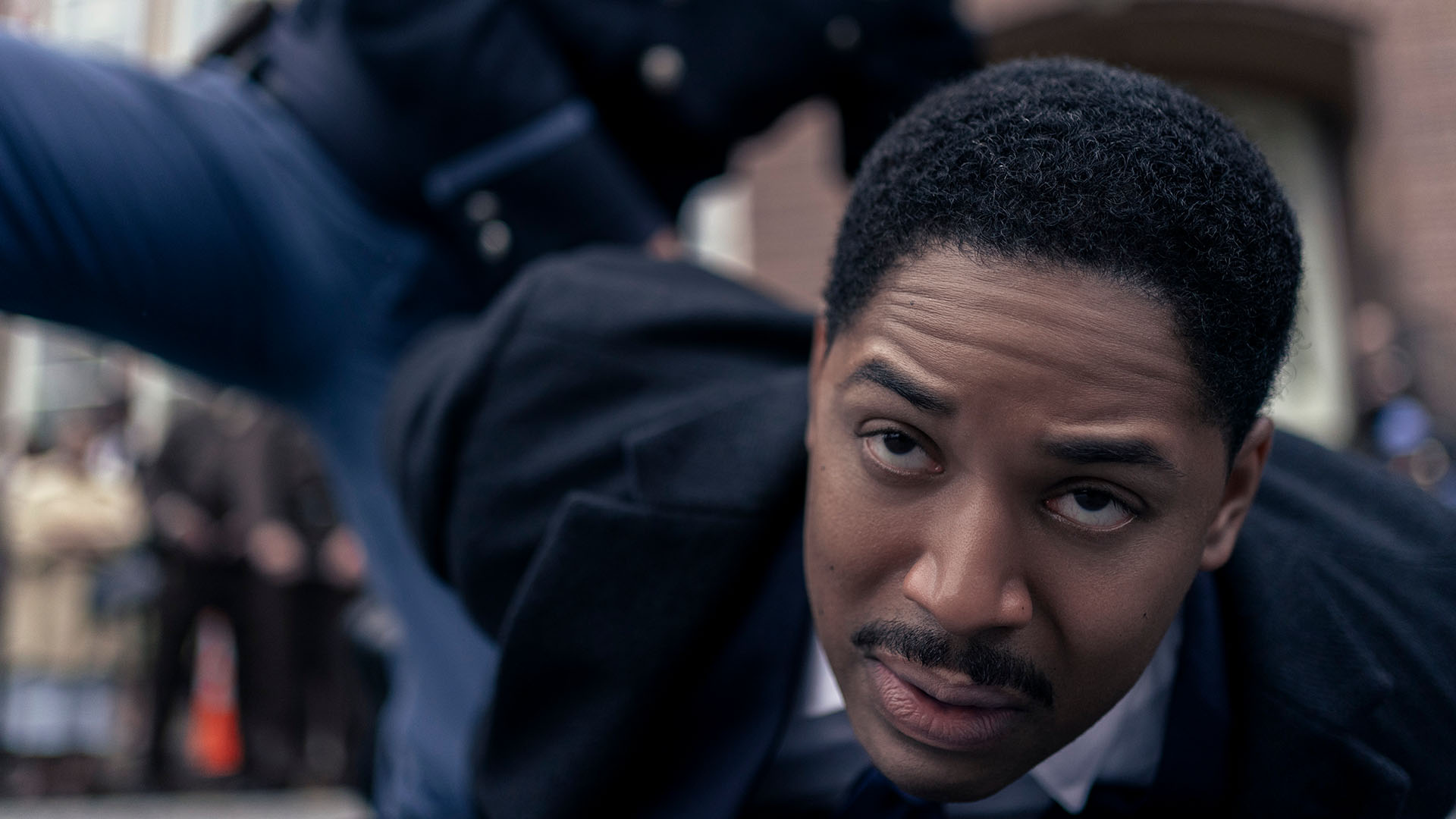 Martin Luther King Jr., played by Kelvin Harrison Jr., is arrested at a protest in GENIUS:... [Photo of the day - February 2024]