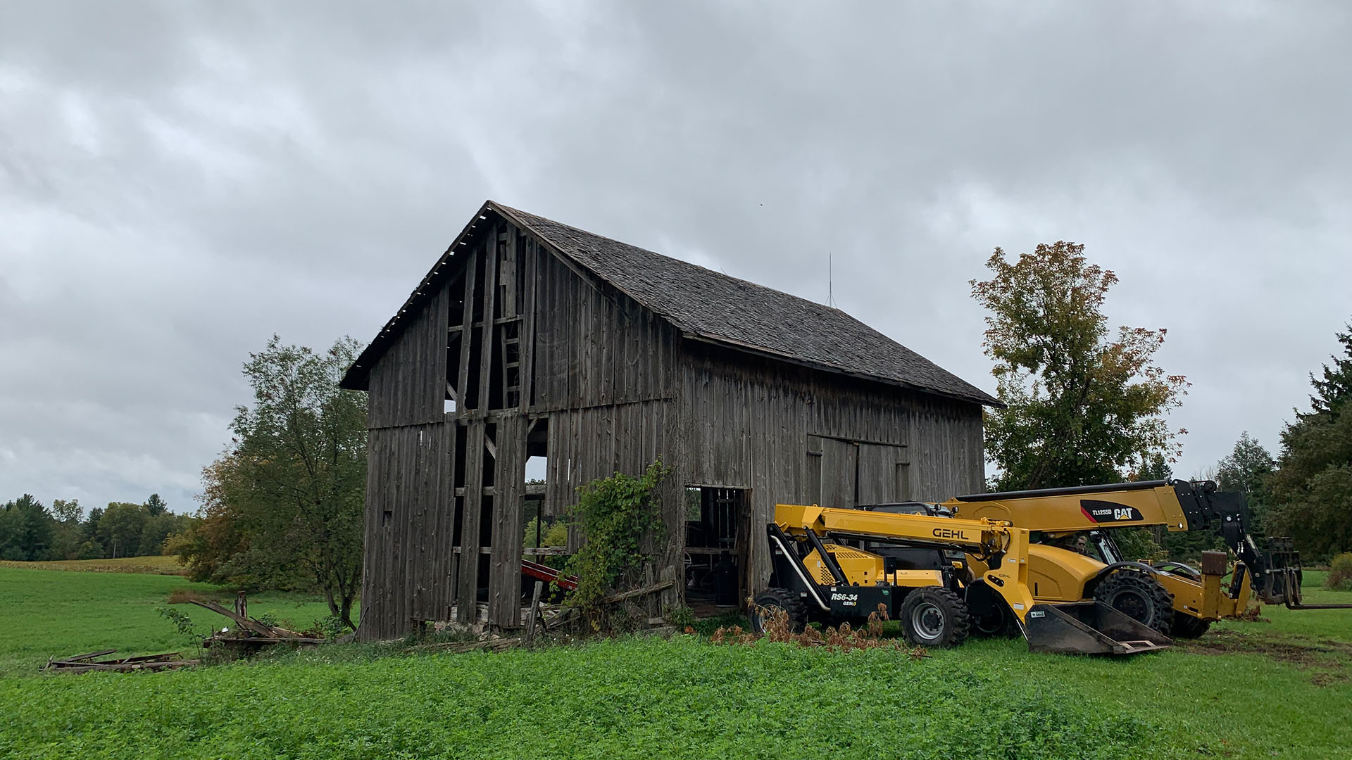 An old barn in Lake, MI that the Pol family plans to take down and restore on the Pol family's... [Photo of the day - April 2024]