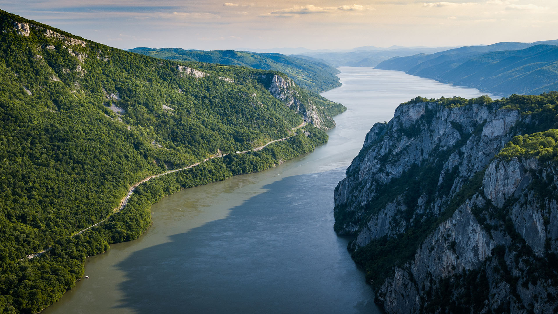 The Iron Gates Gorge. The Danube river has carved its way through the limestone rock over... [Photo of the day - May 2024]