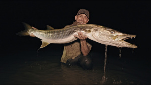 Cyril holding large barracuda at... [Photo of the day - 15 MAY 2024]