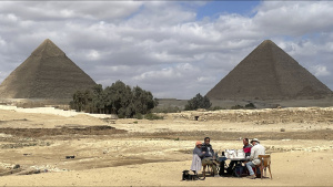 Archaeologists take a break in the... [Photo of the day - 10 JUNE 2024]