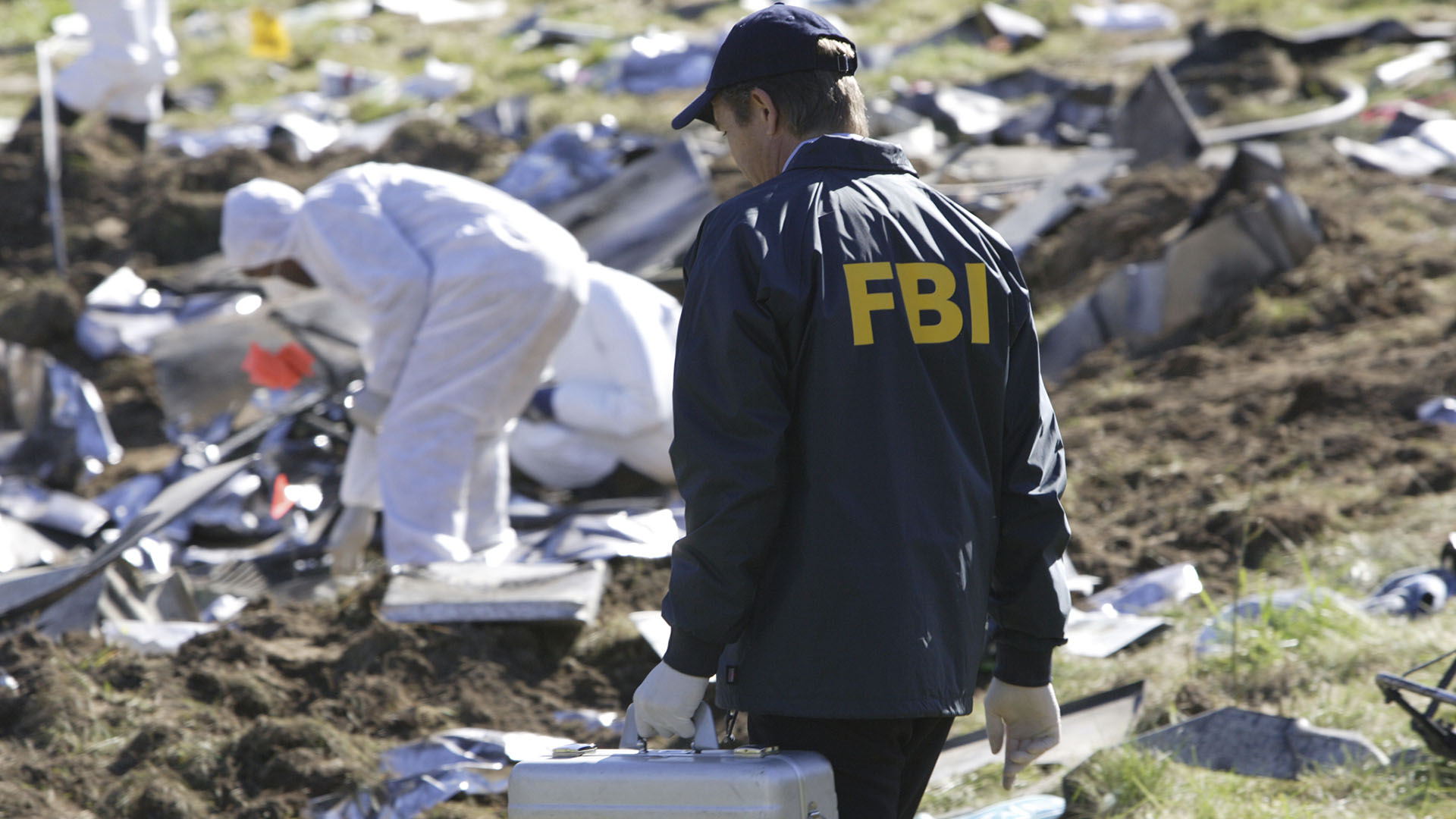 The FBI begins their investigation into the plane crash. This is from AirCrash Investigation... [Photo of the day - July 2024]