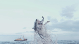 A GFX Great White shark bursting out... [Photo of the day - 21 JULY 2024]