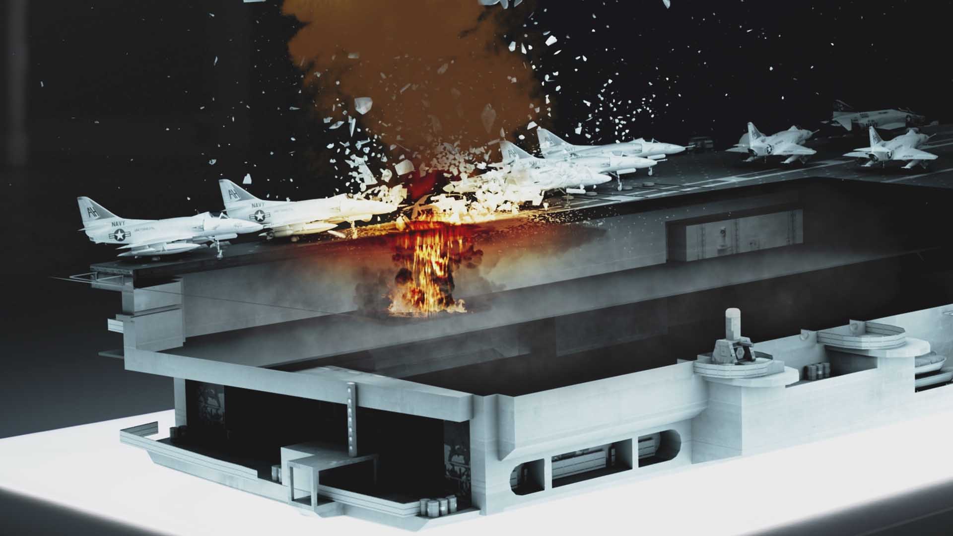 CGI of Forrestal Disaster. This is from Disaster Autopsy. [Photo of the day - November 2024]