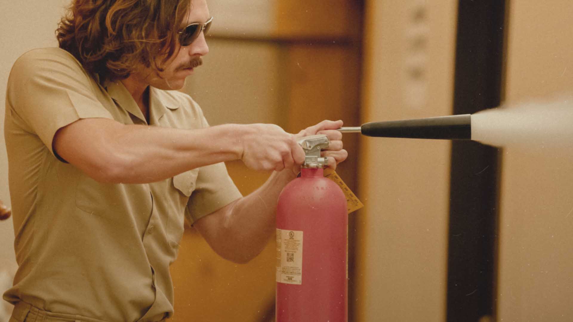 RECREATION - A Stanford Prison Experiment guard deploys a fire extinguisher. This is from... [Photo of the day - November 2024]