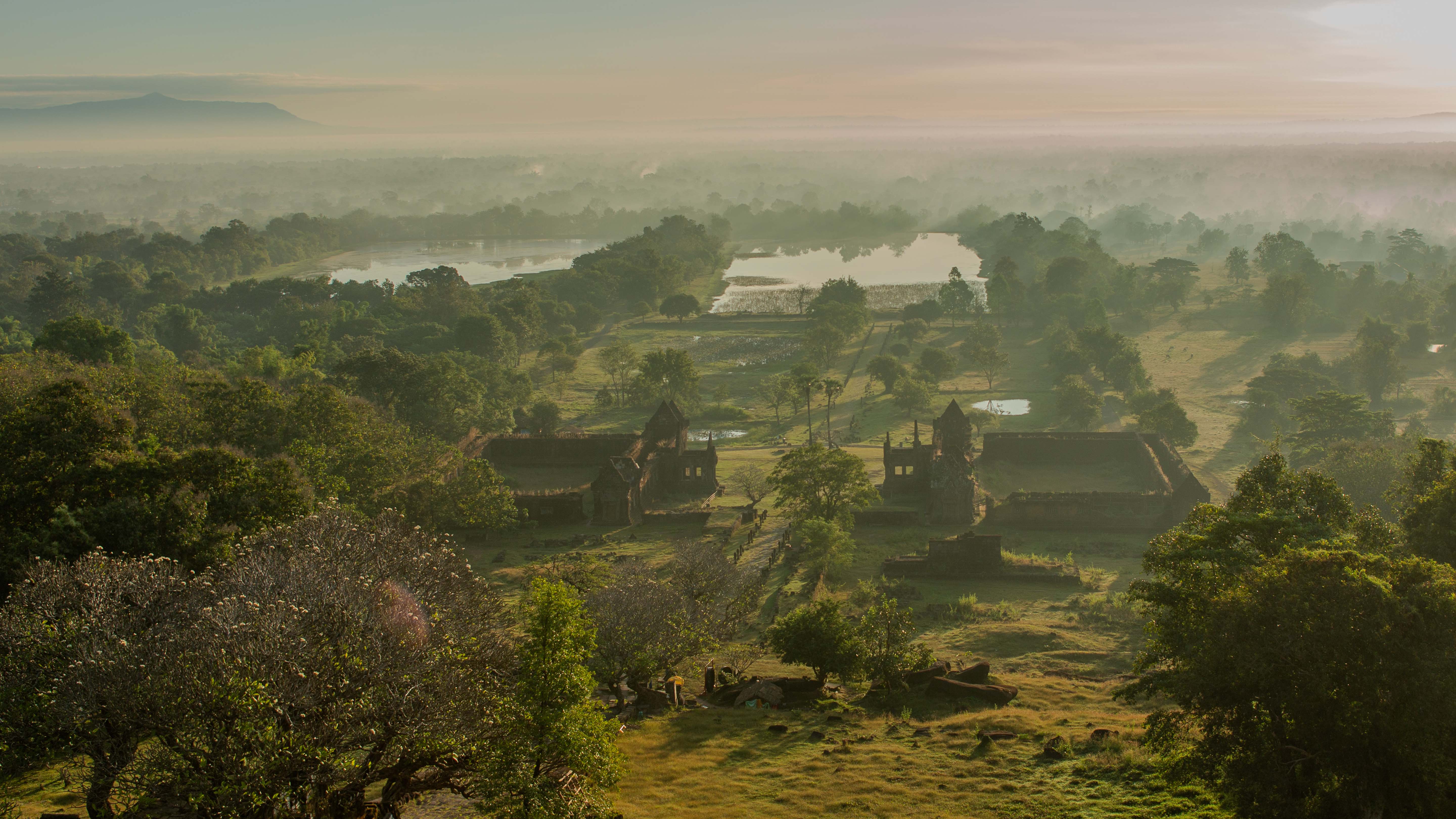 Aerial shot looking down on Vat Phou Temple overlooking the Mekong River.  This is from Lost... [Photo of the day - January 2025]