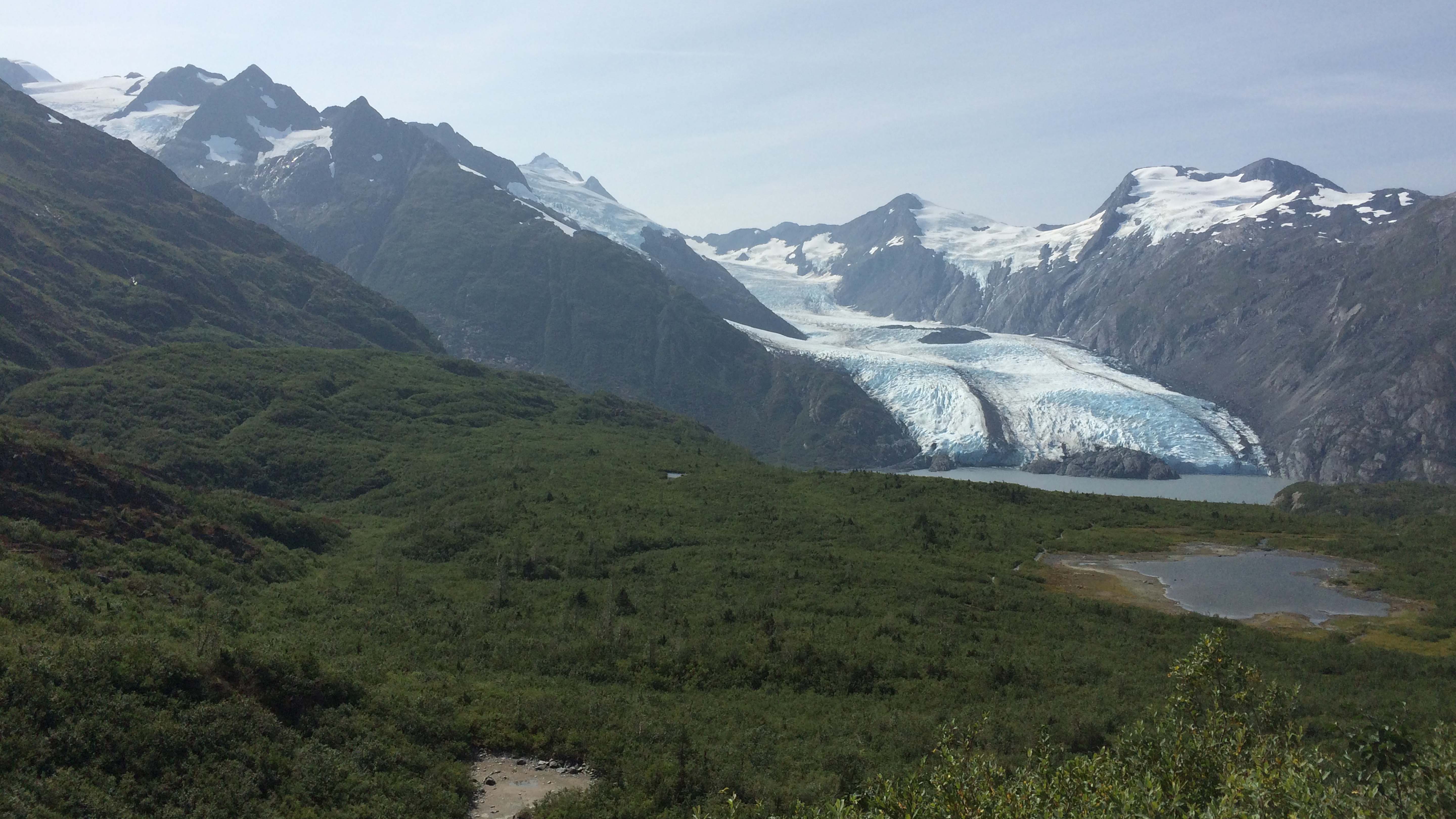 Landscape view of the melting glaciers.  This is from Mutant Weather. [Photo of the day - January 2025]