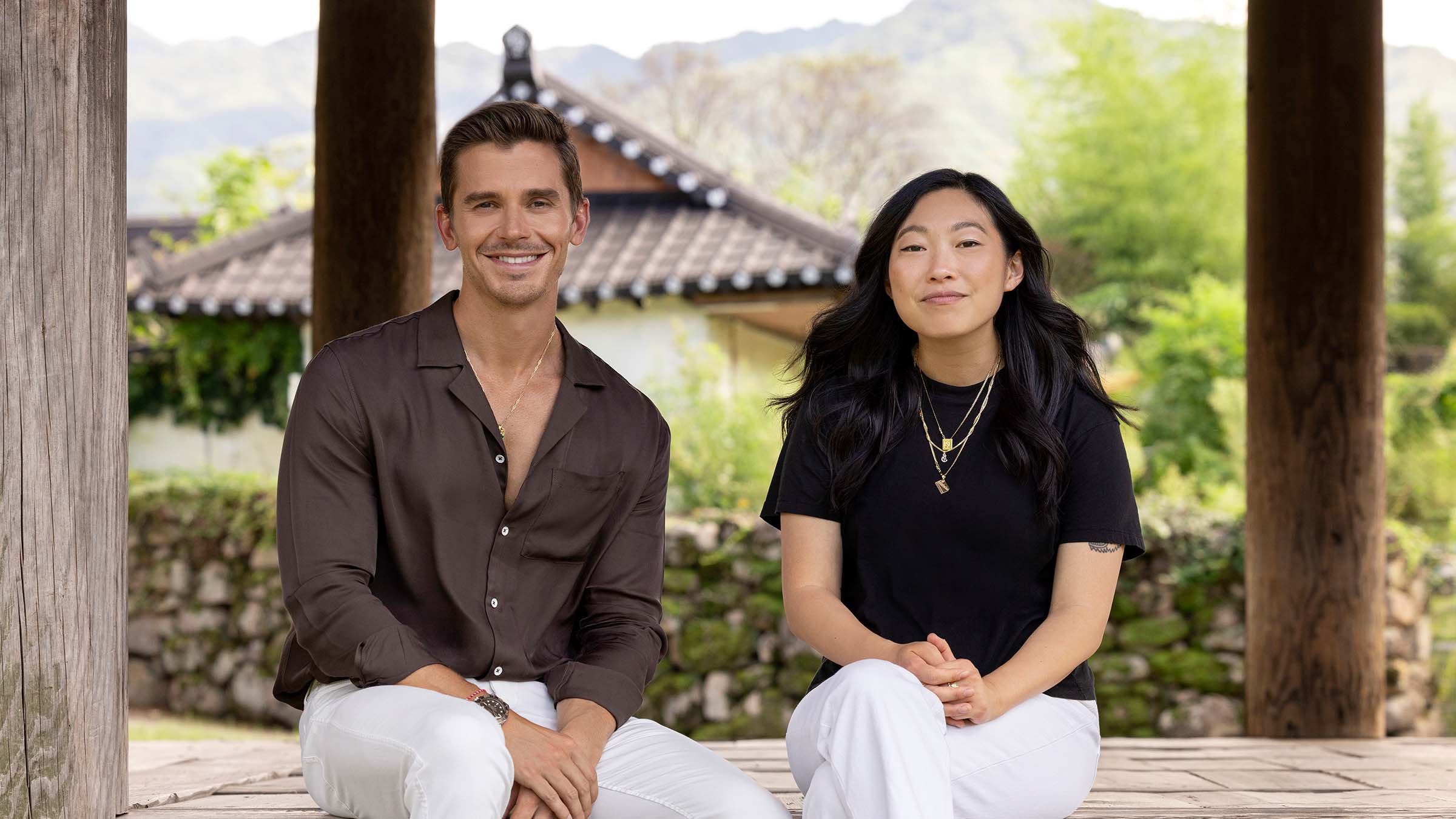 Antoni Porowski and Awkwafina. This is from No Taste Like Home with Antony Porowski. [Photo of the day - March 2025]