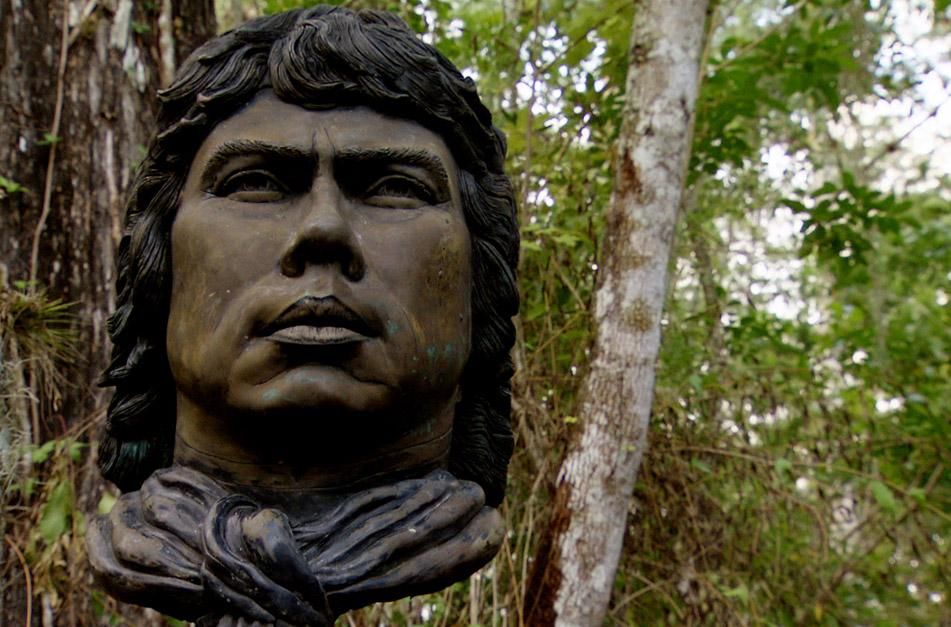 Big Cypress, FL, USA: Close-up of a Seminole statue in the Big Cypress swamp. This image is from... [Photo of the day - January 2013]