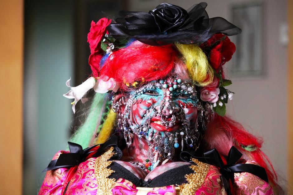 London, UK: Elaine Davidson, the world's most pierced woman.This image is from Taboo. [Photo of the day - February 2013]
