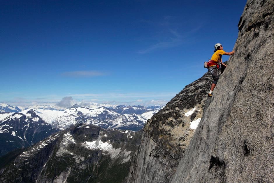 Dean Potter free climbs Mt. Bute, British Columbia. This image is from The Man Who Can Fly. [Photo of the day - February 2013]