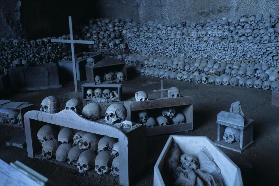 An ossuary in the cemetery of La Fontanelle, Naples [Photo of the day - January 2012]