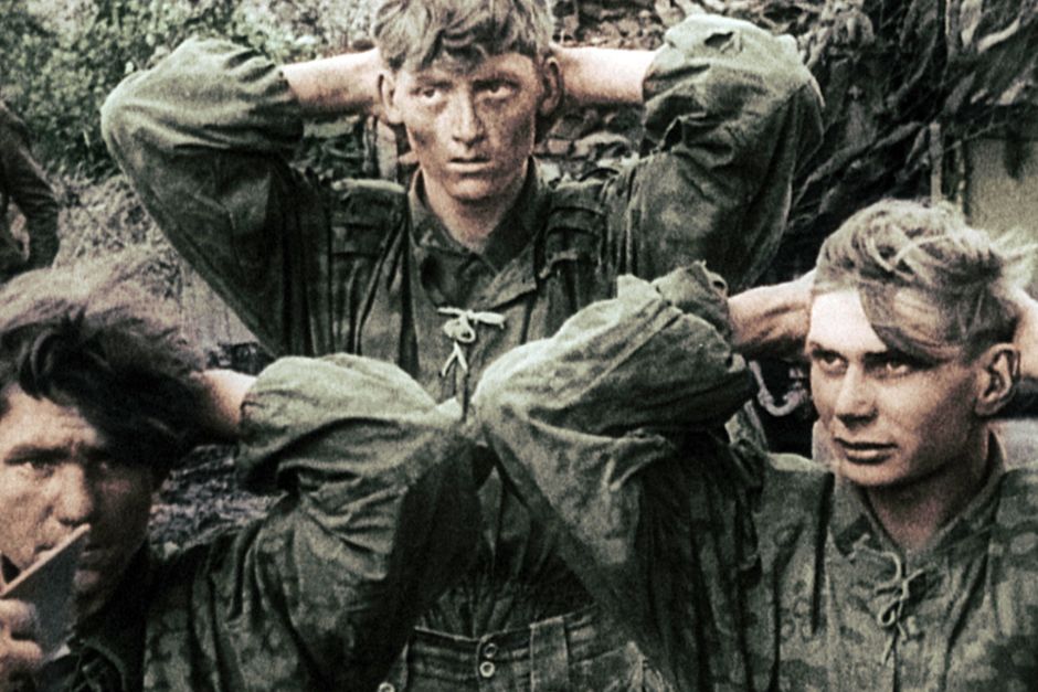 Normandy, France: Young German prisoners of the "Hitler Youth", 12th armored division. This... [Photo of the day - June 2014]