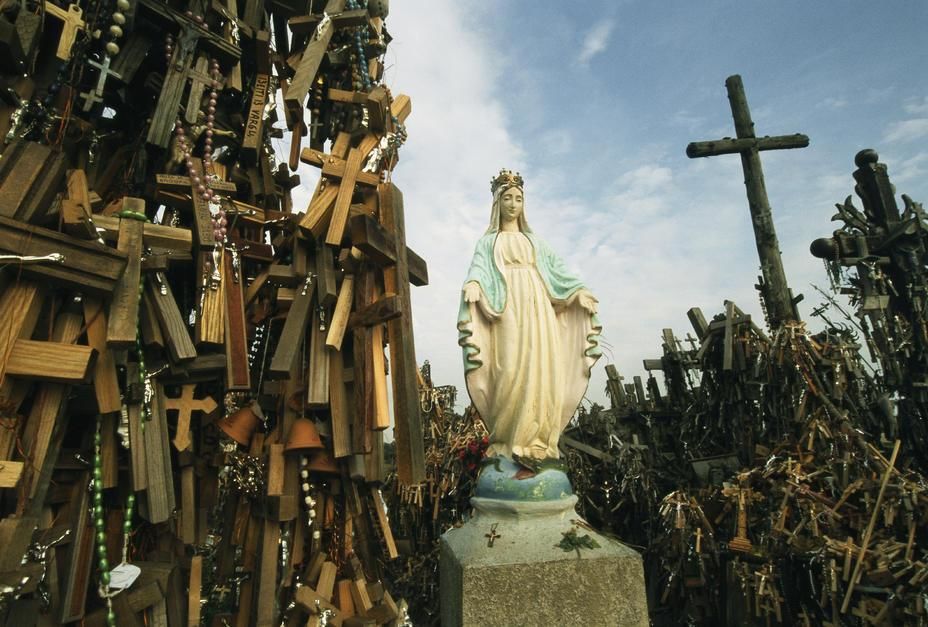 Statue of Mary on the Hill of Crosses. [Photo of the day - May 2011]