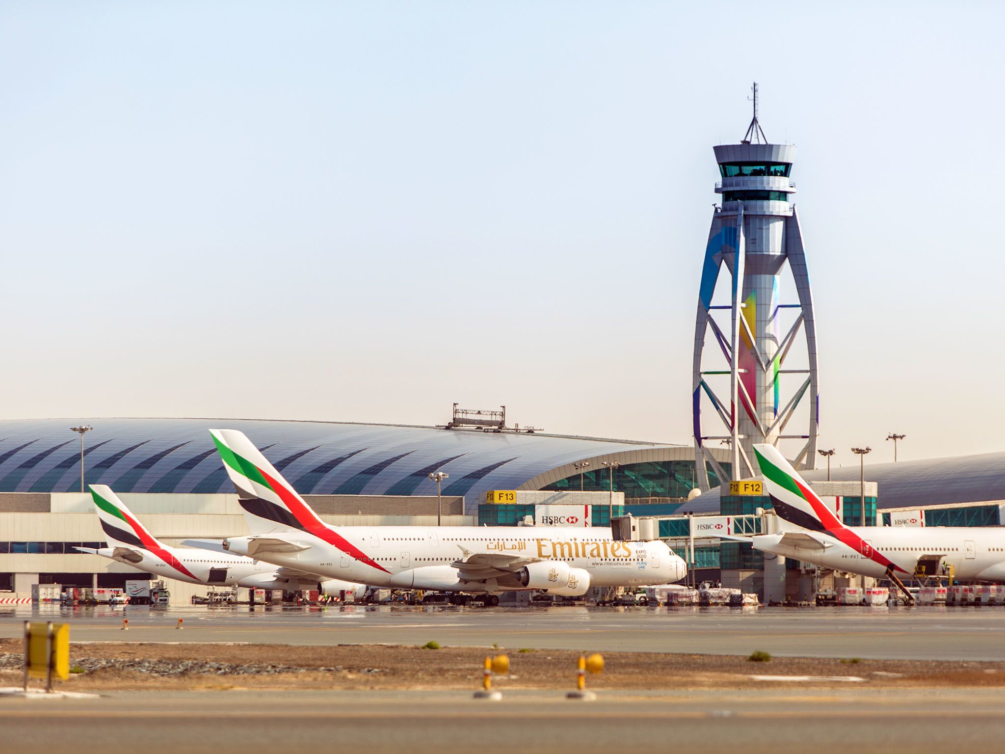 Dubai: The air traffic control tower. This image is from Ultimate Airport Dubai. [Photo of the day - October 2015]