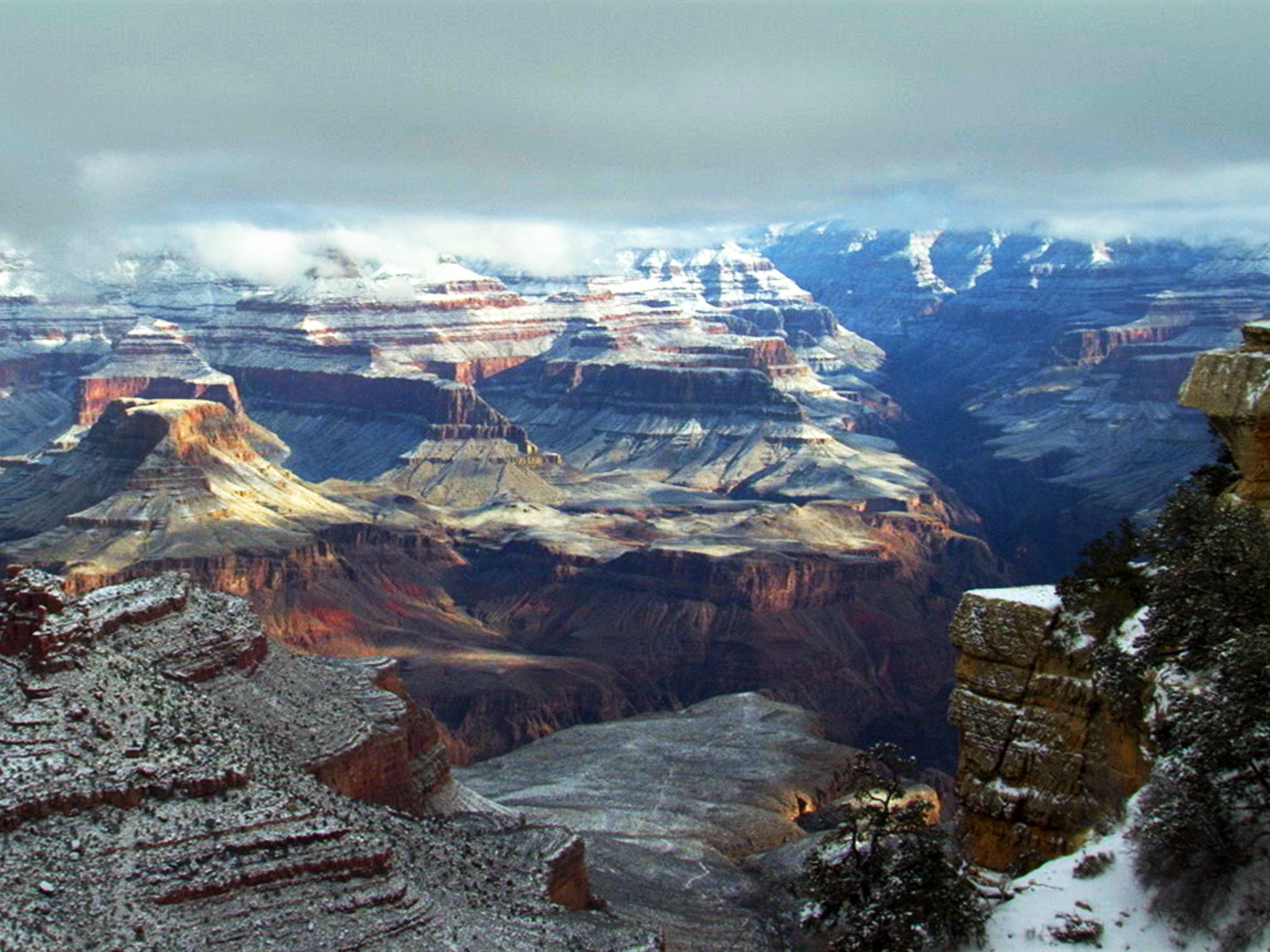 Grand Canyon National Park, Ariz.: Winter is a peaceful time in the Grand Canyon National Park.... [Photo of the day - February 2016]