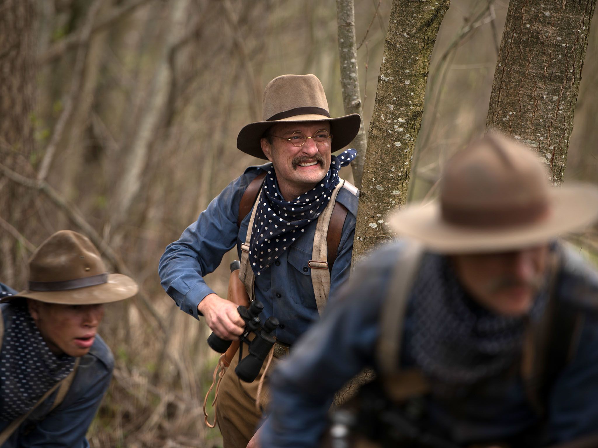 Reenactment- Jack Elliot as Teddy Roosevelt, with two other Rough Riders during The Battle of... [Photo of the day - September 2016]