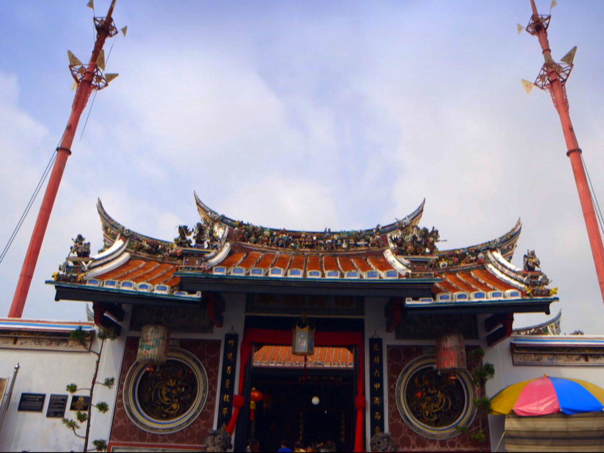 ملاكا ، ماليزيا: المبنى الخارجي بمعبد تشنغ هون تينغ.... [Photo of the day - أكتوبر 2016]