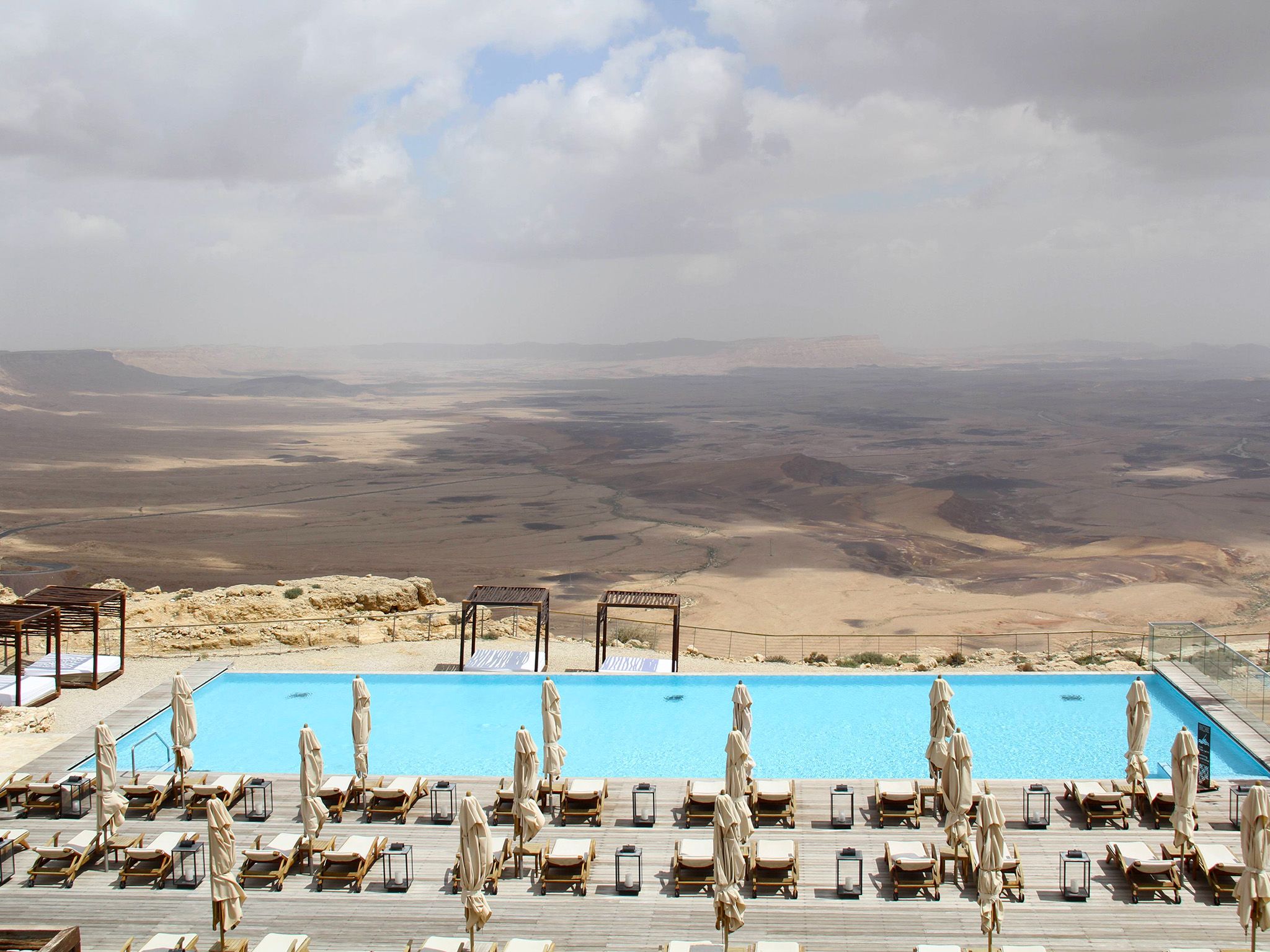 Israel: Outdoor pool at the Beresheet Hotel, located in Israel's Negev Desert. This image is... [Photo of the day - August 2017]