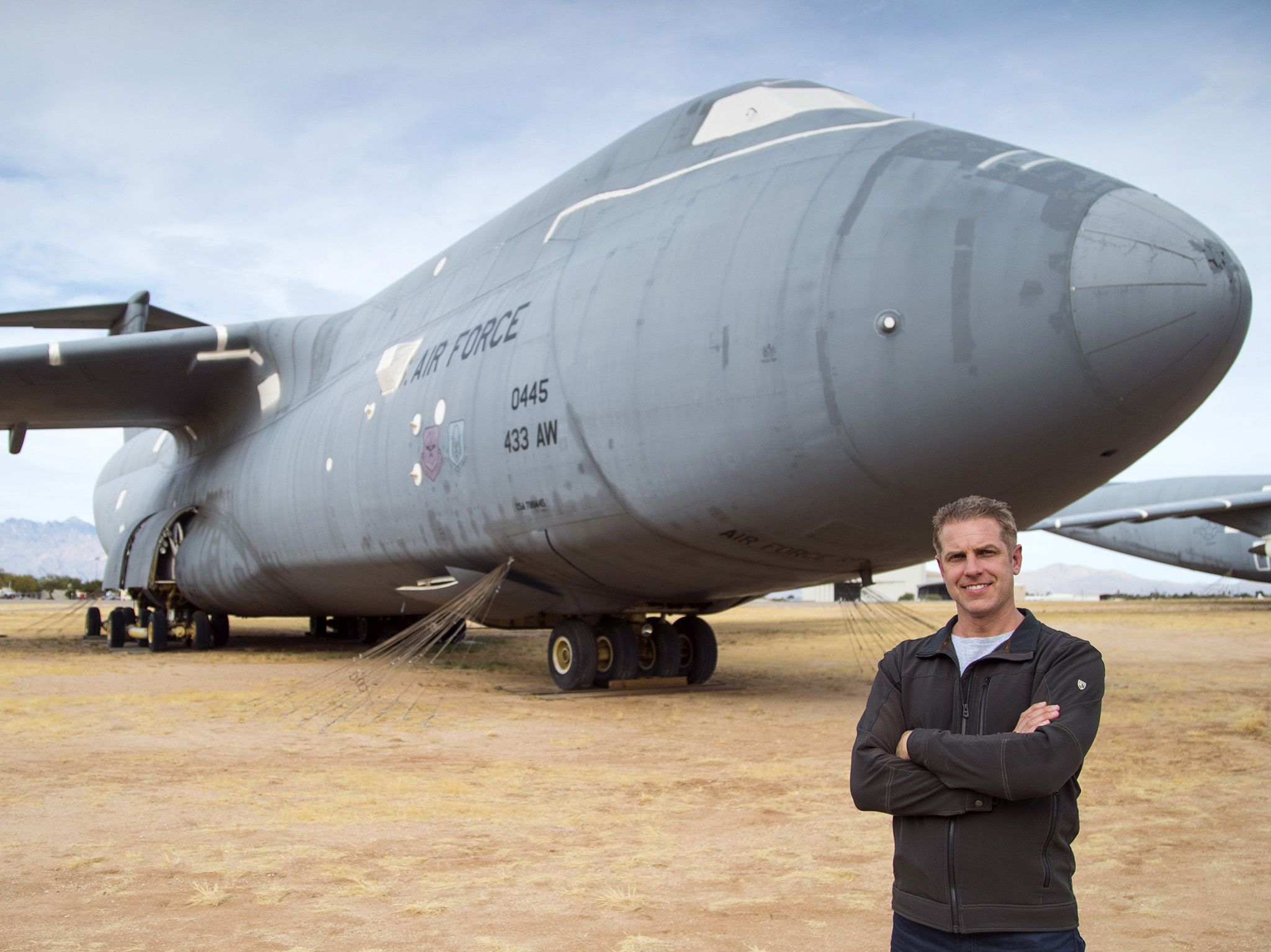 Chad Zdenek in front of the C5.  This image is from Inside Incredible Machines. [Photo of the day - June 2019]