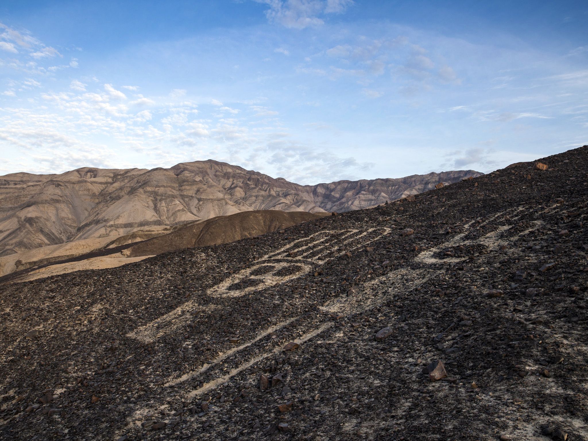 The Nasca Lines of Peru: ancient images of animals and vast geometric designs etched in the... [Photo of the day - September 2019]