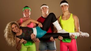 Spandex, Leg Warmers and Head Bands photo